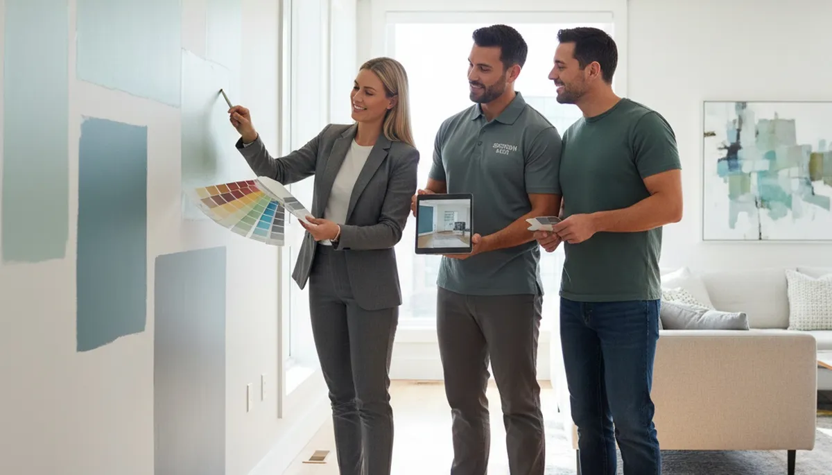 Evansville, IN paint color consultation for choosing the best home palette and finish options