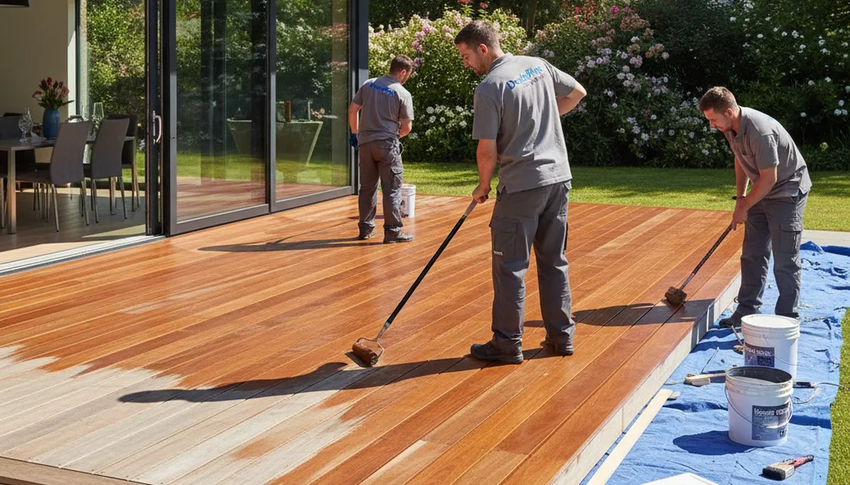 Deck painting service in Evansville, IN for durable, weather-resistant outdoor wood protection