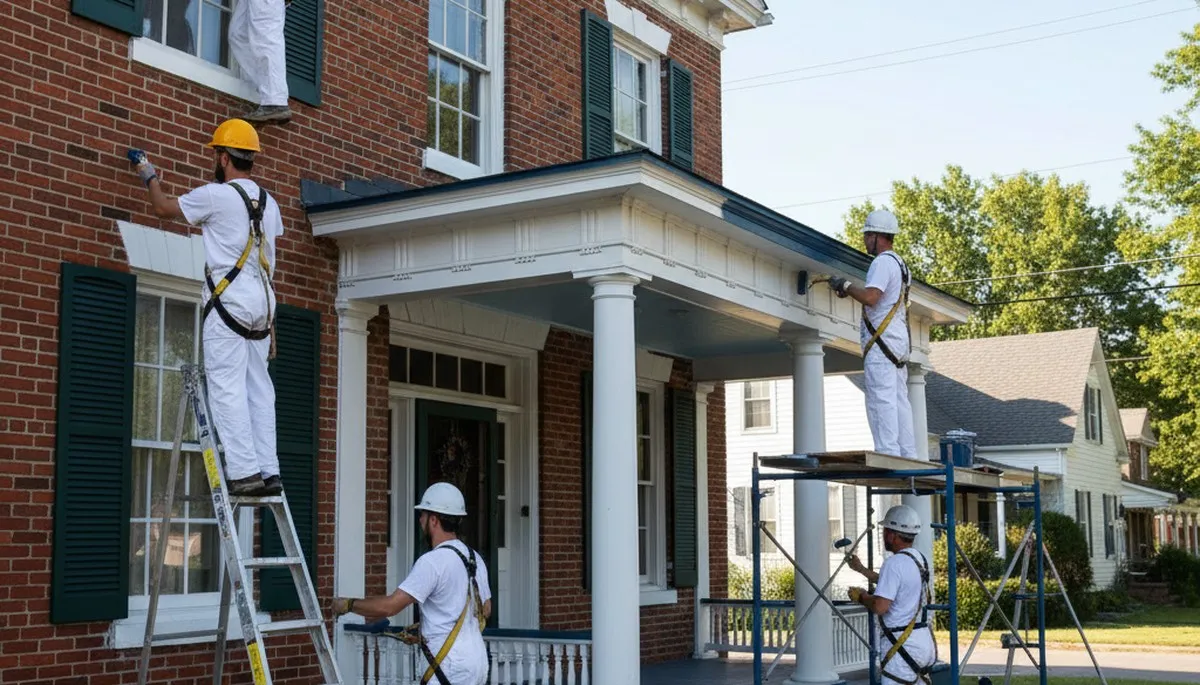 Painting contractor serving Evansville, IN for professional interior and exterior home painting services