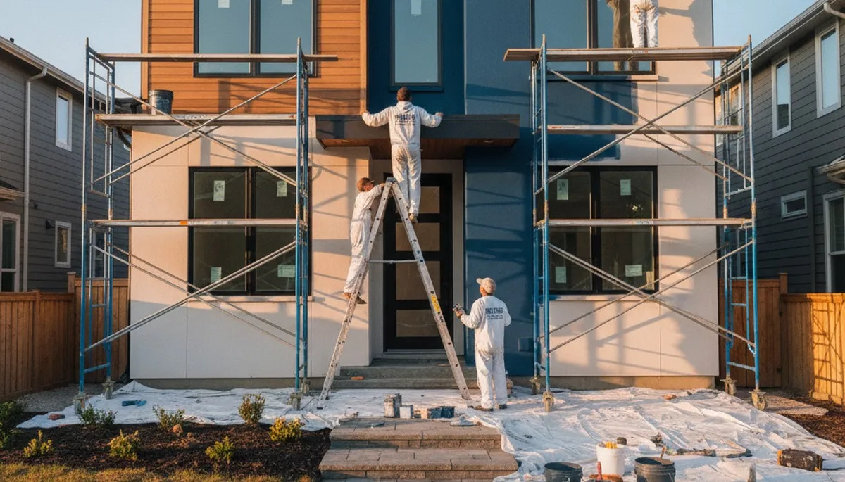 Professional house painting in Evansville, IN for durable, weather-resistant exterior color