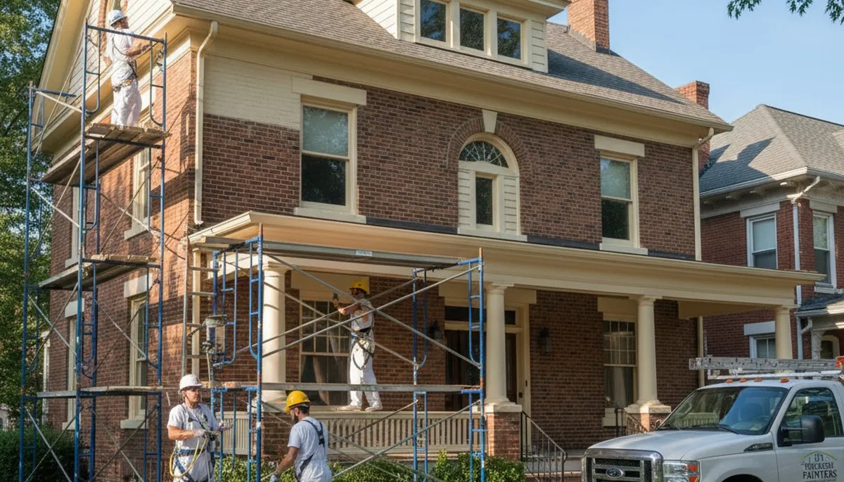 Evansville, IN painting contractor providing professional interior and exterior house painting services