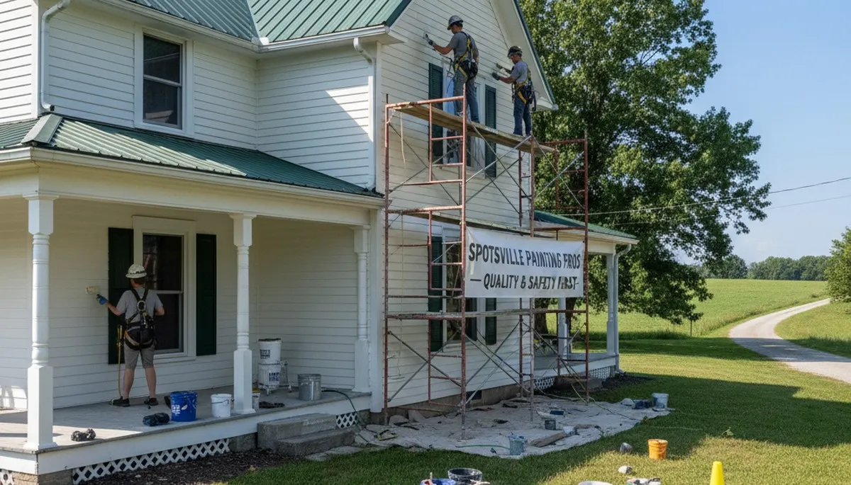 Evansville, IN painting contractor providing professional interior and exterior house painting services